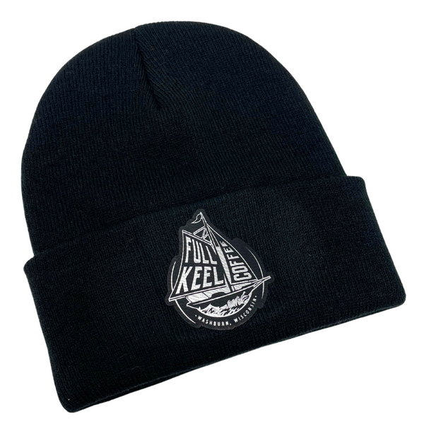 Knit Hat - Full Keel Coffee Patch