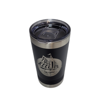 This 20 oz tumbler travel mug featuring the Full Keel Coffee logo is the perfect companion for all your adventures! Whether you’re venturing out of town or simply on your way to work, this tumbler will keep your drinks at the perfect temperature while you explore. Get ready to make some waves!