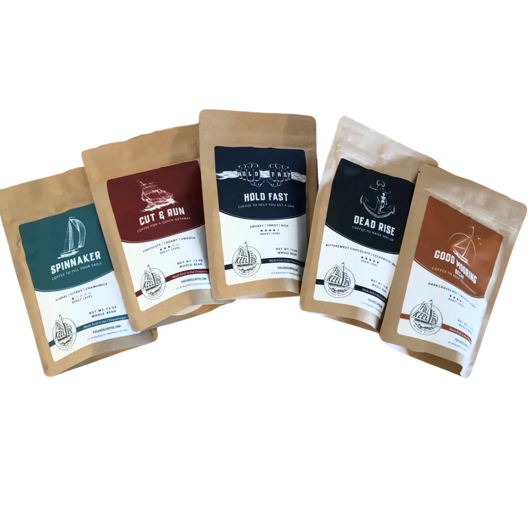 Experience the full range of our coffee blends with a 4oz sample of each! Perfect for creating your own coffee flight, this sampler lets you taste-test a variety of flavors and discover your favorites. It’s a fun way to explore different profiles and find the perfect brew for every mood or moment

4oz Sample of each blend- Great for holiday gifting!&nbsp;